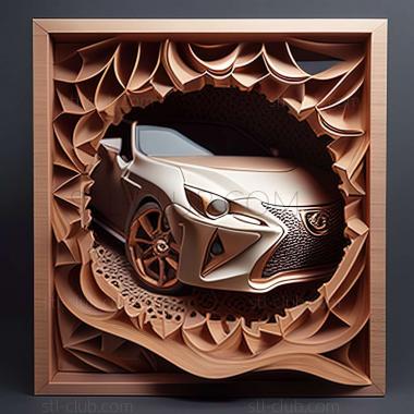 3D мадэль Lexus RC (STL)